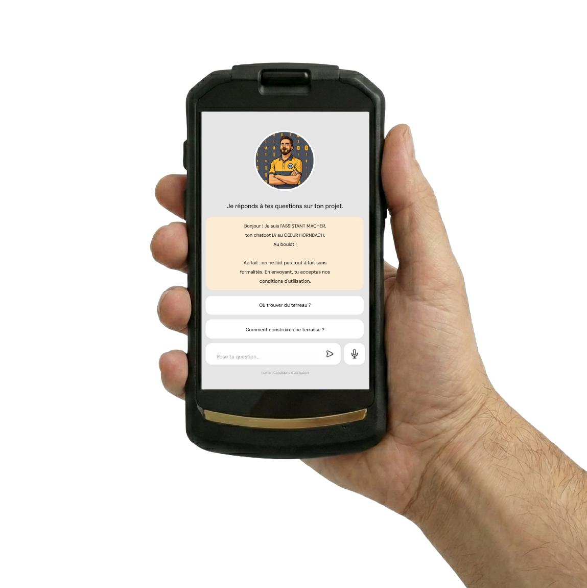 Un assistant IA pour les vendeurs sur terminaux mobiles