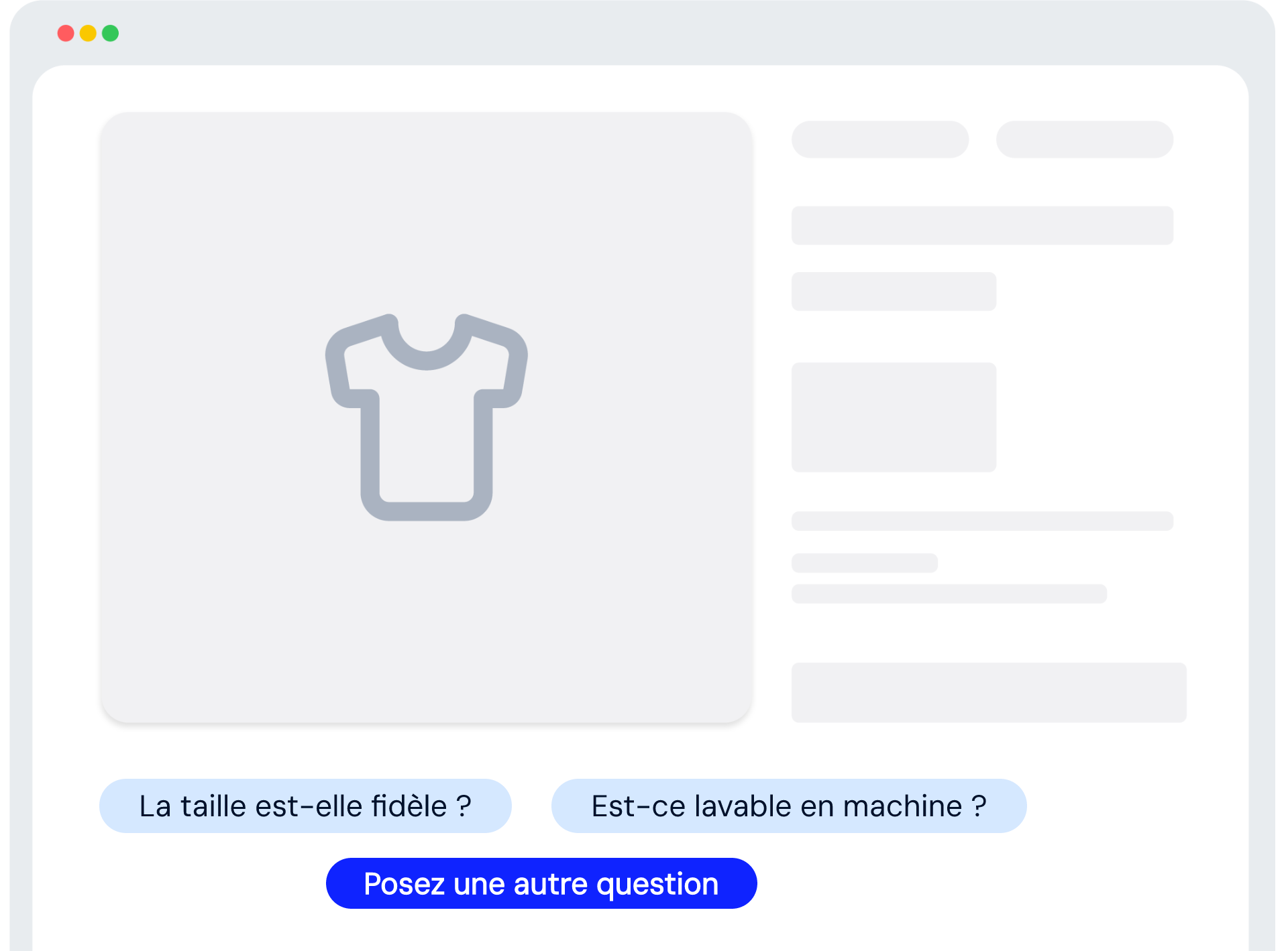 Le conseil directement sur la fiche produit