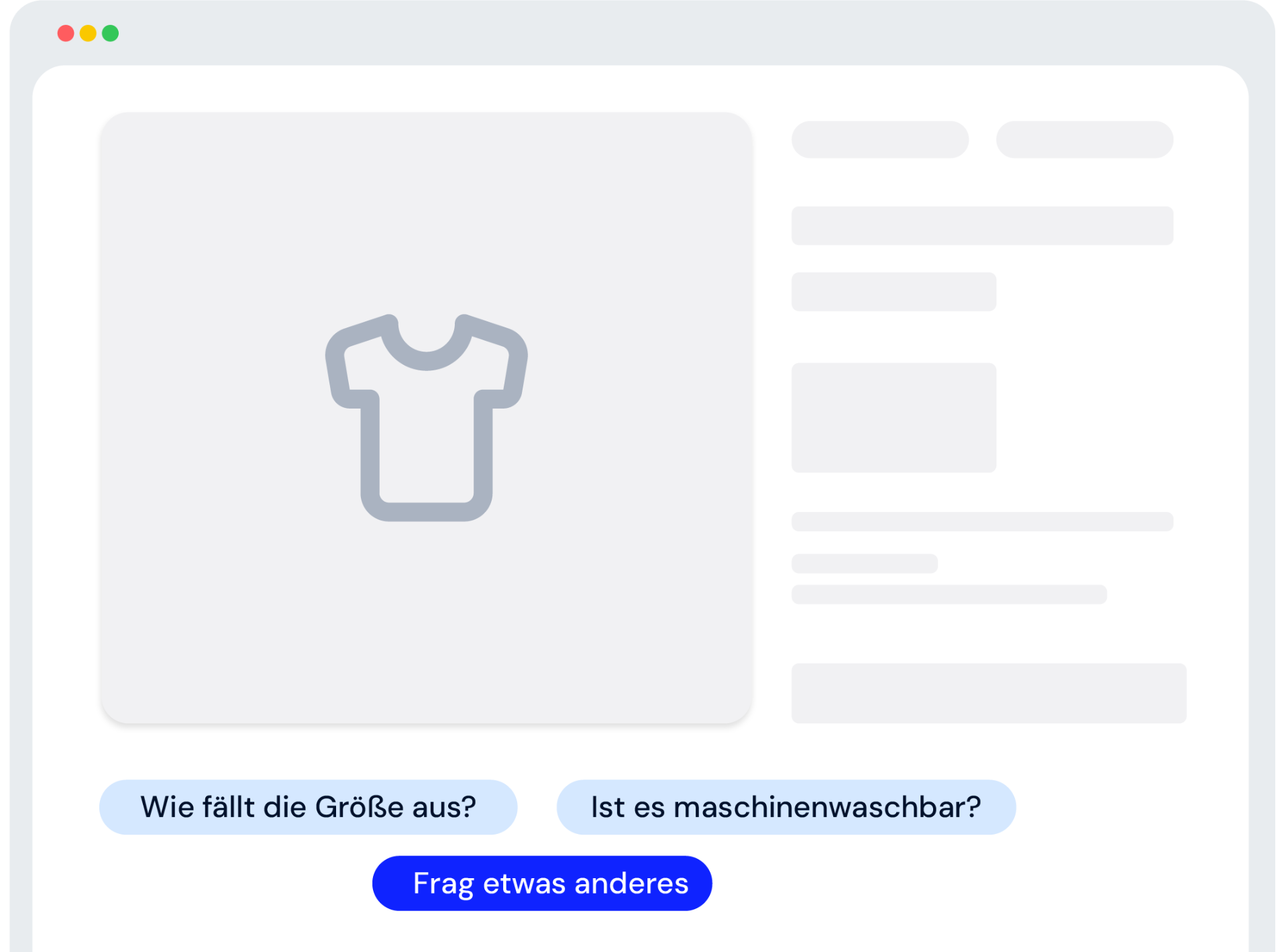 Beratung direkt auf der Produktseite